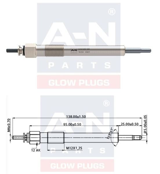 KIZDIRMA BUJİSİ 10,5V HINO 191101160