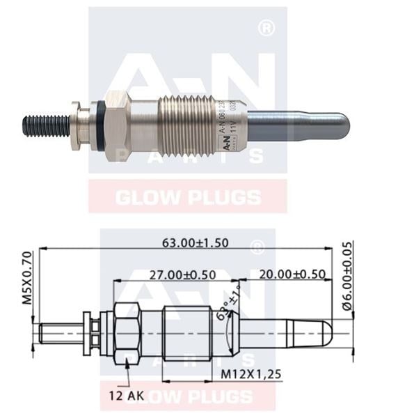 KIZDIRMA BUJİSİ 11V MITSUBISHI CARISMA 1.9 D  7700867617