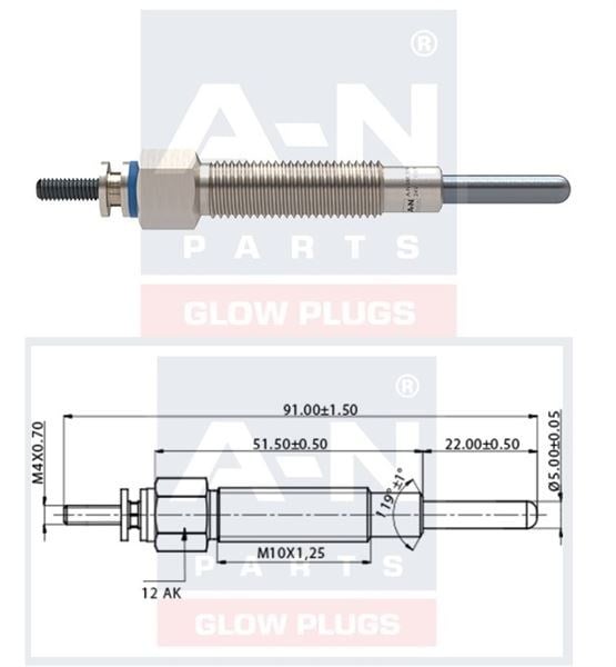 KIZDIRMA BUJİSİ 24V NISSAN PATROL GR IV 4.2 D 1106510T01
