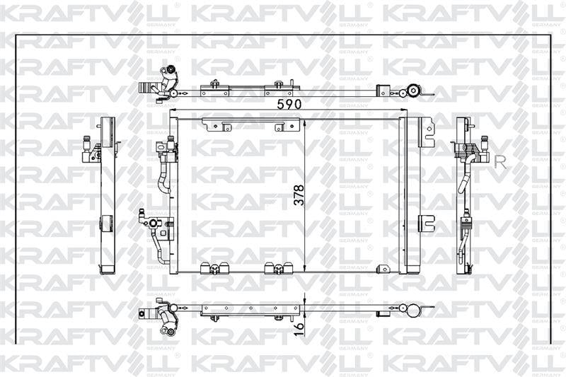 KLIMA RADYATORU ASTRA H ZAFIRA B A16XER
