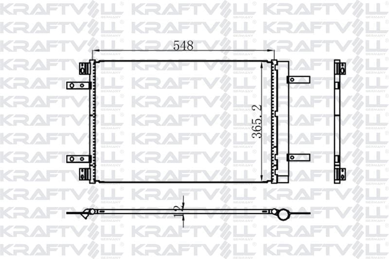 KLIMA RADYATORU P308 P3008 P508 P5008 PARTNER EXPERT TRAVELLER 1.5 1.6 2.0 BLUEHDI / COMBO E GRANLAN