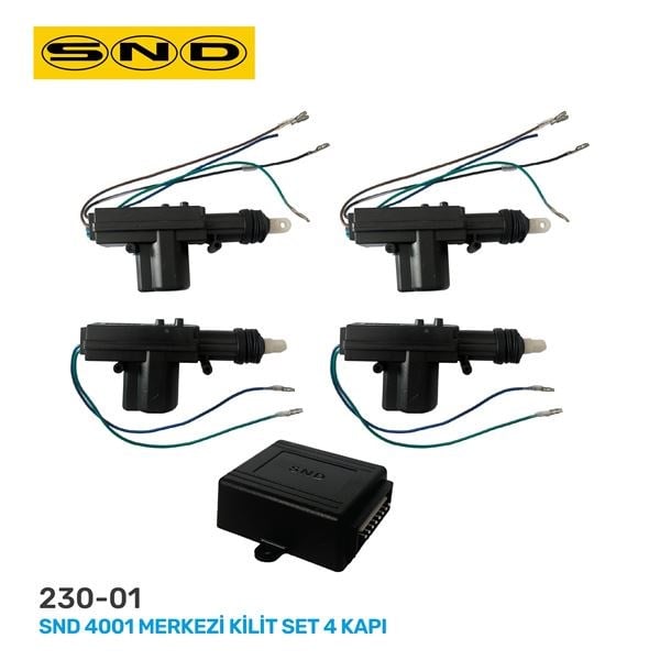 MERKEZİ KİLİT SET 4 KAPI 4001
