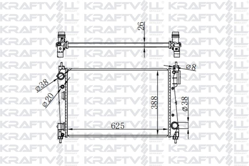 MOTOR SU RADYATOR Z13DTJ CORSA D (BRAZING)
