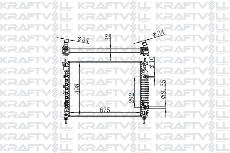 MOTOR SU RADYATORU A.T CAPTIVA ANTARA (675*488*32) BRAZING (AT)
