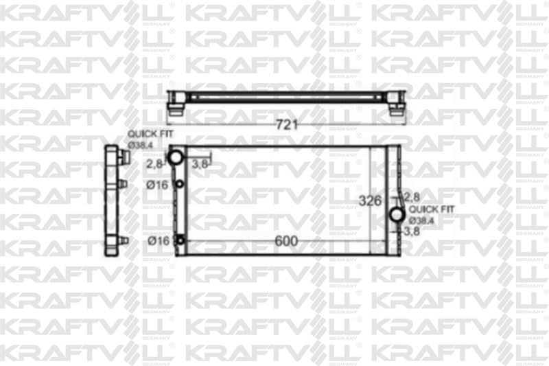 MOTOR SU RADYATORU BMW F10 F07 F11 F13 F01 F02 F03 F04