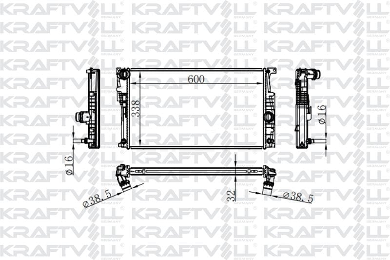 MOTOR SU RADYATORU BMW N20 N26 N55 F20 F30 F32 F34 F36 F22 F80 F82