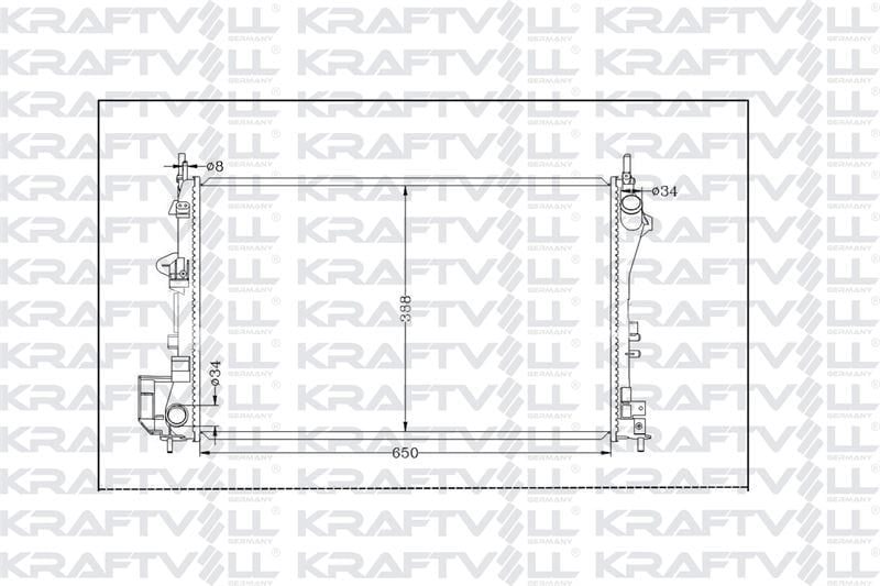 MOTOR SU RADYATORU BRAZING VECTRA C SIGNUM Z16XE Z18XE