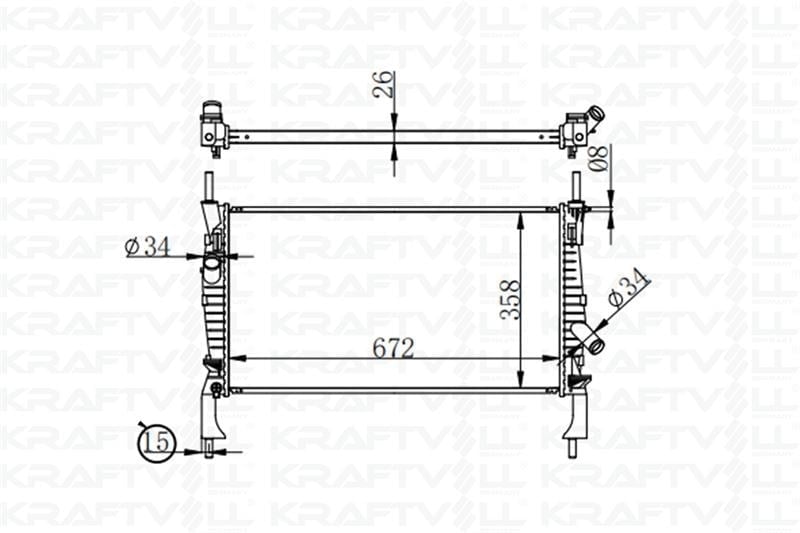 MOTOR SU RADYATORU TRANSIT 2.2-2.4TDCI KLIMASIZ 06>14