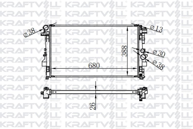 MOTOR SU RADYATORU VIANO W639 03> VITO W639 03>