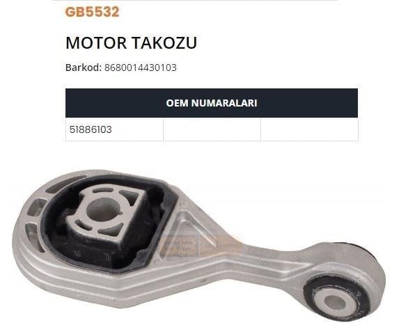 MOTOR TAKOZU 500 L 1.6 D MJT