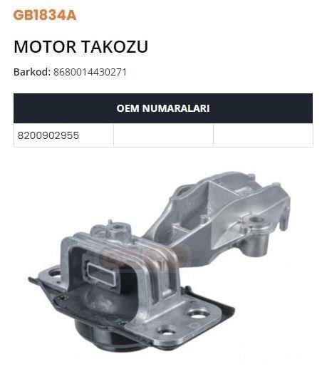 MOTOR TAKOZU MEGANE II-SCENIC II 1.5 DCI