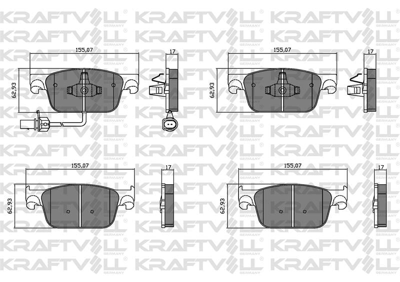 ON FREN BALATASI AUDI A4 1.4 TFSI 2.0 TFSI 15> A5 1.4 TFSI 2.0 TFSI 16>