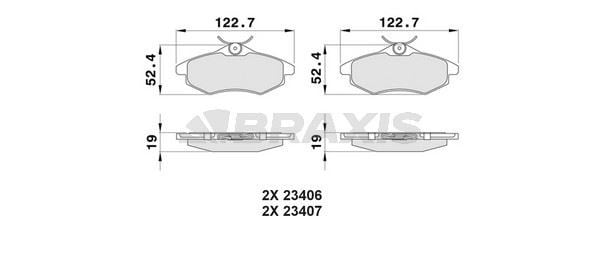 ON FREN BALATASI C2 C3 C3 PLURIEL 1,1 1,4I 1,6HDI 03>