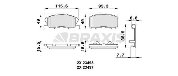 ON FREN BALATASI DAIHATSU SIRION 98-04 YRV 01->