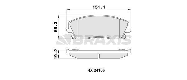 ON FREN BALATASI LANCIA THEMA 3.0 CHRYSLER 300C