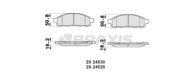 ON FREN BALATASI MITSUBISHI L200 2.5 D 4X4 2006-2012 PAJERO 2008-> L200 2.4 2015-> FIAT FULLBACK 15-> 