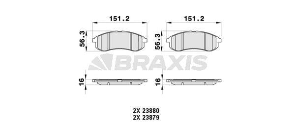 ON FREN BALATASI MITSUBISHI L200 2.5 TD 4X4 01-06