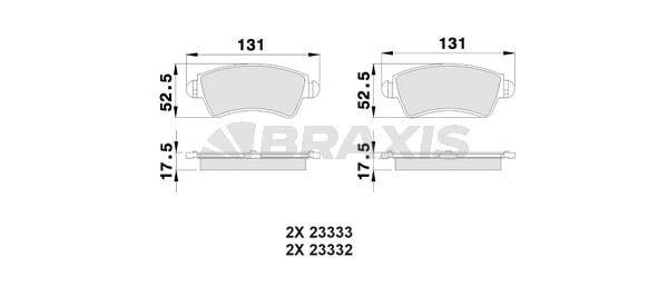 ON FREN BALATASI P206 GTI EW10J4 (2.0 16V) TU5JP4 (1.6 16V) P306 XSARA 1.6 8V 1.9 (CELIK SEGMANLI)