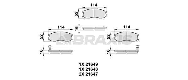 ON FREN BALATASI PERSONA 300 316 GLX 96 00 400 416 GLXI 01 / 94> 400 400 4.18 05 / 96>
