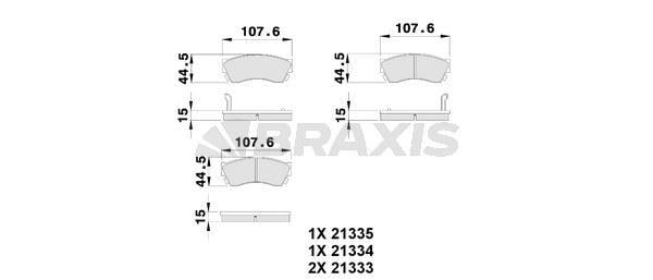 ON FREN BALATASI SUZUKI ALTO 94-02 SWIFT I II 90-96 INDICA 03-08 INDIGO 03-> CAPPUCINO 92-95