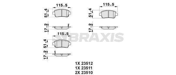 ON FREN BALATASI TOYOTA YARIS 2002-2006 COROLLA VERSO VVT-I 2001->