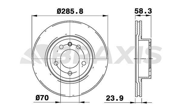 ON FREN DISK AYNASI HAVALI OMEGA B 2.0 94>