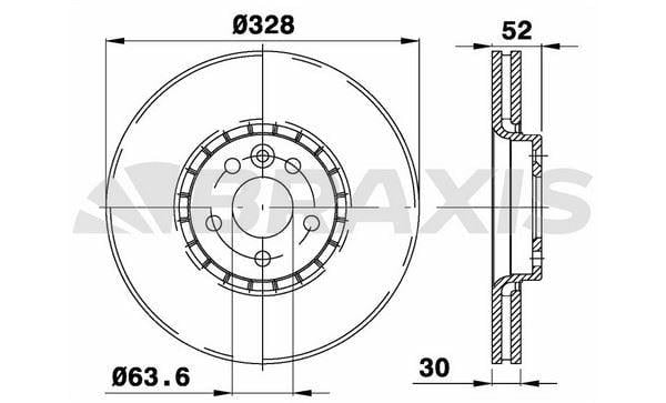 ON FREN DISK AYNASI VOLVO XC60 08=>