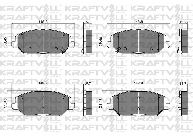 ON FREN DISK BALATASI HYUNDAI I30 2016> / KIA CEED 2018>