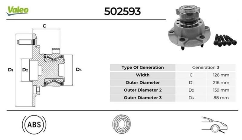 ÖN TEKERLEK PORYASI SET FORD TRANSİT 430 2.2 2013>2016