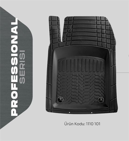 PASPAS 3D SİYAH PROMATS PROFESYONEL SABİTLEME KLİPSLİ