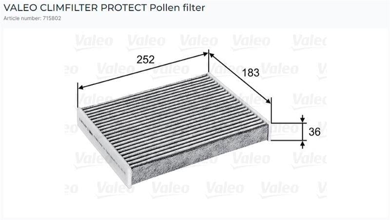 POLEN FİLTRESİ DACIA DOKKER >07/12, LODGY >03/12