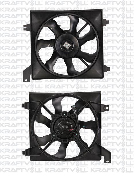 RADYATOR FANI KOMPLE HYUNDAI ACCENT ERA 1.4 1.6 BENZINLI 2006-2011 (CIFT FANLI)