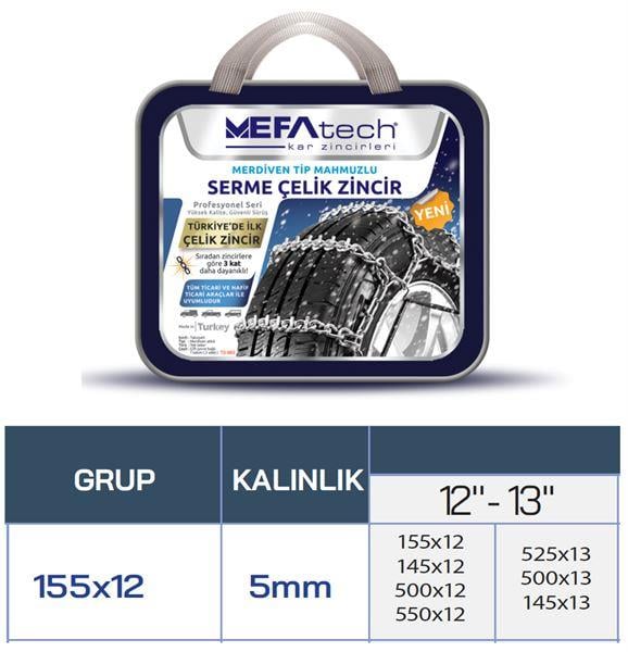 SERME ZİNCİR KNK KONAK 155×12