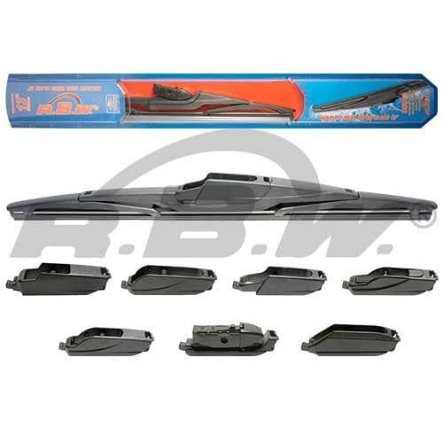 SİLECEK SÜPÜRGESİ PLASTİK MULTI-FIT 8 ADAPTÖRLÜ ARKA 13 İNCH 330 MM