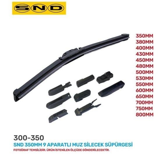 SND 380MM 9 APARATLI MUZ SİLECEK SÜPÜRGESİ