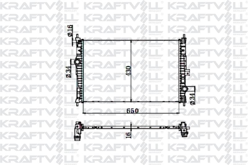 SU RADYATORU 3008 P84E 5008 P87E 508 R8 / C5 AIRCROSS BERLINGO / GRANLAND X ASTRA L