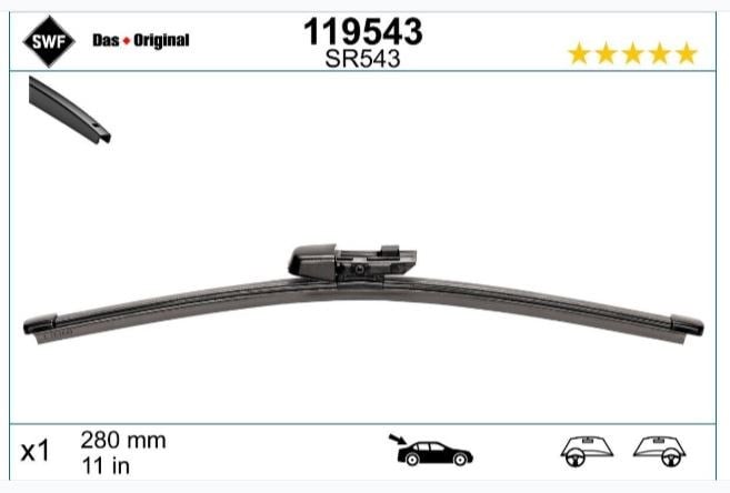 SWF SİLECEK ARKA 280MM LHD RHD X1