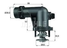 TERMOSTAT BMW E46 M43 99-01