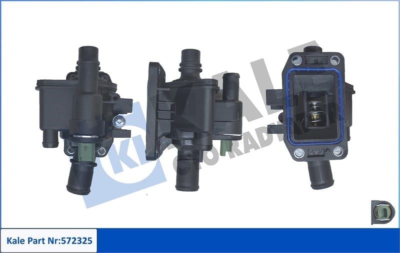 TERMOSTAT PEUGEOT 1007 206 206 SW 206 307 BIPPER BIPPER TEPEE 1.4HDI 01=> CİTROEN C1 C2 C3 I NEMO XSARA 1.4HDI 02=> FORD FİESTA V FİESTA VI FUSION 1.4TDCI 02<12 MAZDA 2 1.4MZR CD 08<15 TOYOTA AYGO 1.4D 4D 05<10 (83 °C) PLASTİK GÖVDELİ KOMPLE TERMOSTAT (83