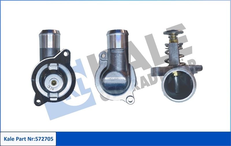 TERMOSTAT VOLKSWAGEN MULTIVAN TOUAREG TRANSPORTER 2.5TDI 03<09 (87 °C) TERMOSTAT + FLANŞ (87 °C) TERMOSTAT + FLANŞ TER165 CT5600