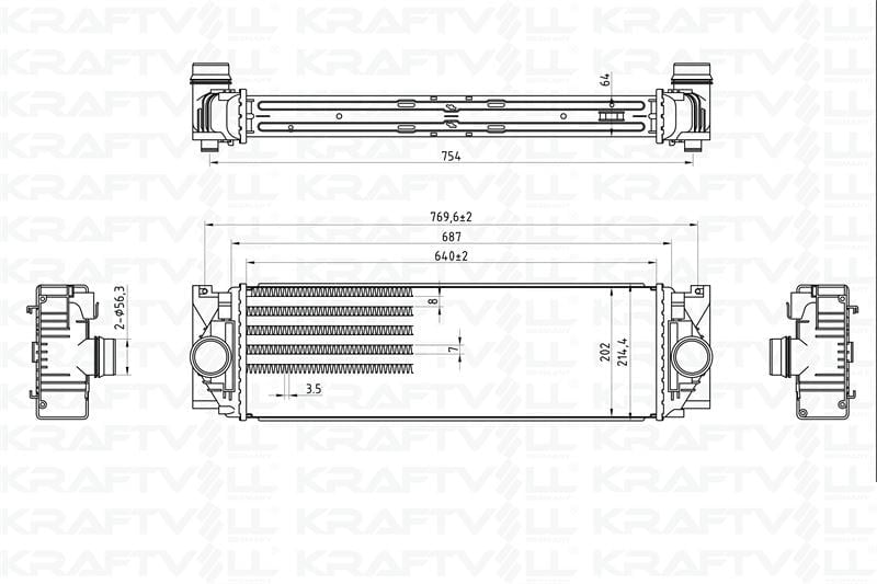 TURBOSARJ RADYATORU SPRINTER 906 6>18 907 910 18> CRAFTER 30 32 35 11>16