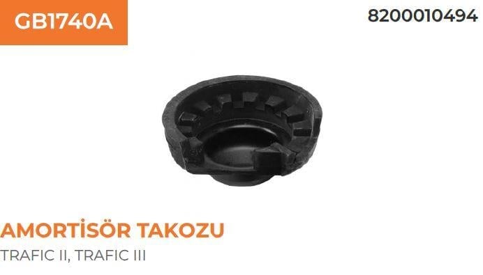 AMORTİSÖR TABLASI TAKOZU ÖN SAĞ SOL TRAFIC II 1.9 DCI VIVARO 1.9 CDTI TUM ŞANZIMANLAR