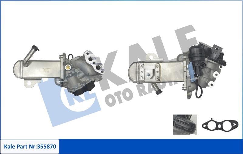 EGR MODÜL PEUGEOT 308 407 508 807 3008 5008 EXPERT RCZ - CITROEN C4 C5 III C8 DS4 DS5 JUMPY 2.0HDI 09=> - FIAT SCUDO 2.0DMTJ 10=> - FORD C-MAX FOCUS III GALAXY MONDEO IV KUGA II S-MAX 2.0TDCI 10=>