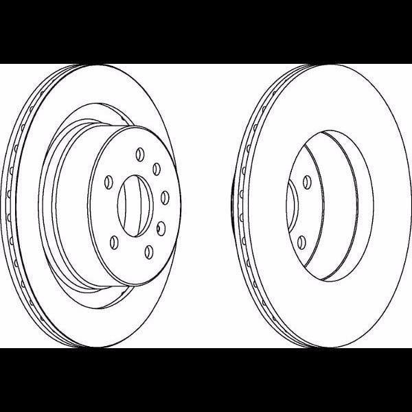 FREN DİSKİ ARKA SAAB 9-5 YS3E 