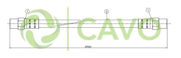 FREN HORTUMU ARKA PEUGEOT 206 1.1 . 1.4. 1.6 . DİE SEL 98-.