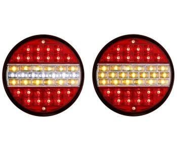 HAMBURGER LED STOP 24V KIRMIZI BEYAZ 720103