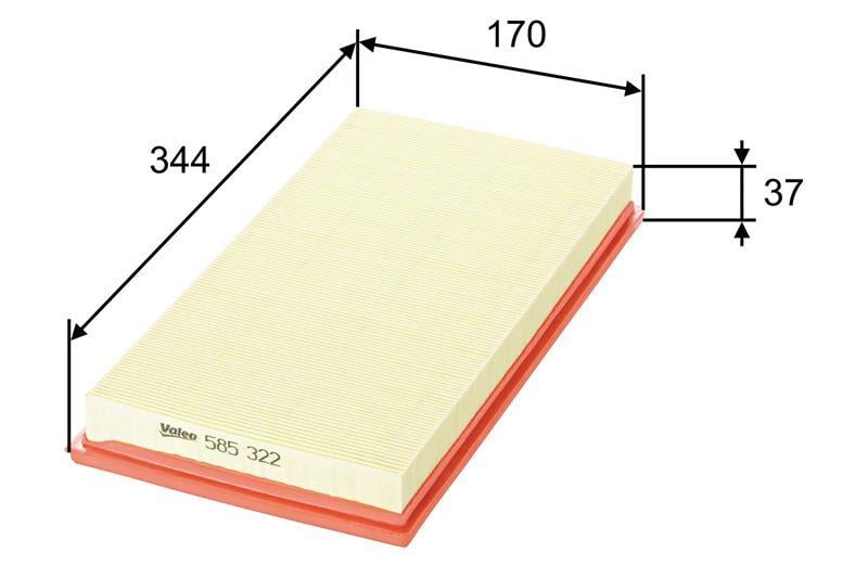 HAVA FİLTRESİ VOLVO S40 1.6İ,1.8İ / V40 1.6İ