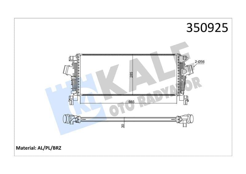 INTERCOOLER TURBO RADYATÖRÜ CRUZE INSIGNIA ZAFIRA TOURER C