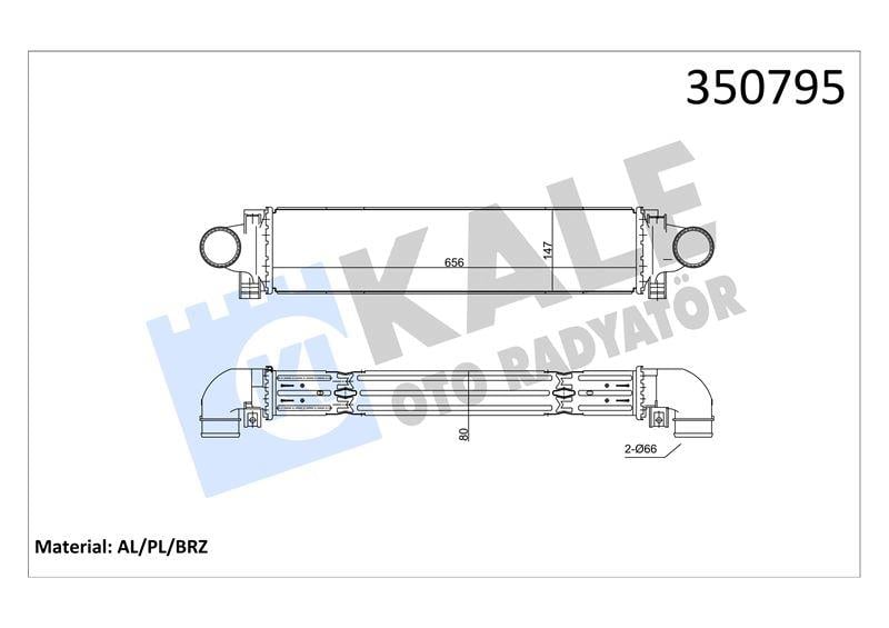 INTERCOOLER TURBO RADYATÖRÜ S60 II S80 II V60 V70 III XC60 XC60 II XC70 II
