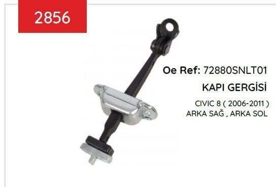KAPI GERGİSİ ARKA HONDA CİVİC 8 2006-2011